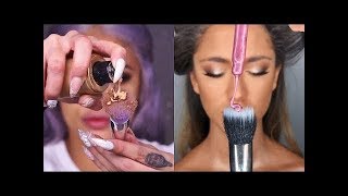 Best Makeup Transformation 2018 New Makeup Tutorials Compilation [upl. by Naamana]