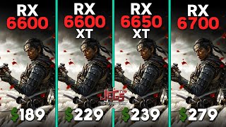 RX 6600 vs RX 6600 XT vs RX 6650 XT vs RX 6700  Ryzen 5 7600  Tested in 15 games [upl. by Arytas]