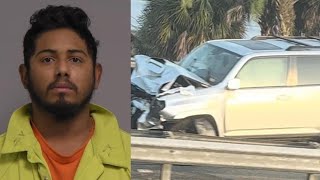 FHP Man arrested accused of causing deadly crash by taking picture of Welcome to Florida sign [upl. by Ainelec110]