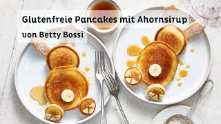 Glutenfreie Pancakes mit Ahornsirup  Rezept von Betty Bossi in Kooperation mit Coop Free From [upl. by Aronow266]