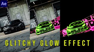 How To Make a Glitchy Glow Effect in After Effects [upl. by Nwahsar]