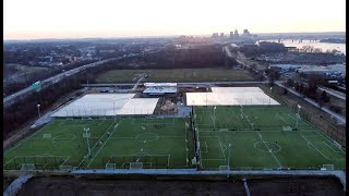 NWSL newcomer Racing Louisville FCs stateoftheart training facility [upl. by Boehmer]