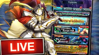 Grinding Shangrila LIVE for a bit Grand Summoners [upl. by Chud811]