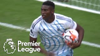 Taiwo Awoniyi pulls one back for Forest against Arsenal  Premier League  NBC Sports [upl. by Nannek]