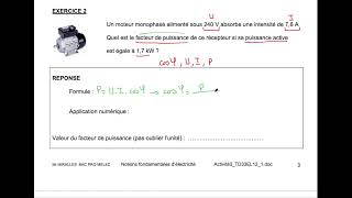 TD33EL14 1 puissance mono [upl. by Derrik689]