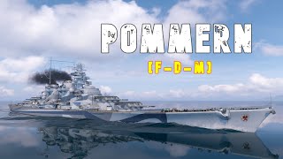 World of WarShips Pommern  5 Kills 274K Damage [upl. by Ellehs486]