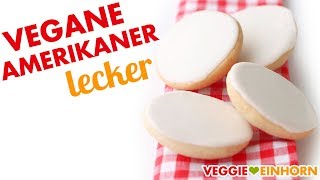 Vegane Amerikaner ohne Ei  Einfach selber backen [upl. by Kerek]