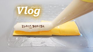 Vlog│라이스페이퍼 떡볶이 꿀조합 꼭 만들어 드세요❤ [upl. by Lasser741]