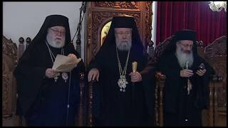 Divine Liturgy in Strovolos Cyprus  February 11 2018 [upl. by Ekard]