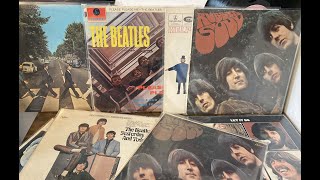 💿Beatles Records from the 60s thebeatles 60srock rock vinylrecords vinylcommunity vinyl [upl. by Dihsar63]