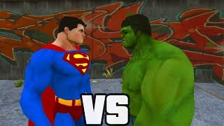 Superman Vs Hulk  O Combate [upl. by Sherwynd898]