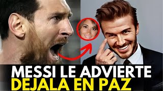 Messi y Beckham La Tensión Oculta en Miami que Casi Rompe su Alianza [upl. by Adiuqal]