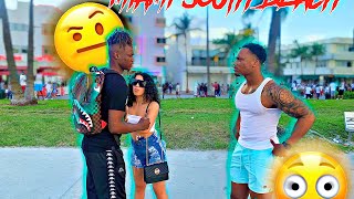 I LEFT MY GIRLFRIEND ALONE AT MIAMI SOUTH BEACH AND THIS HAPPENED😤 [upl. by Artied]