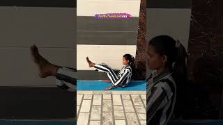 5 yoga poses to reduce belly fat✨🧘yogwithkomal shorts yoga bellyfatloss bellyfat weightloss [upl. by Niwde479]