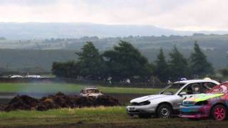 Crosland Moor Banger Race 2014  Huddersfield [upl. by Oilenroc]