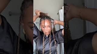 How to style Knotless braids [upl. by Assilym]