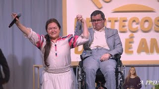 LINDO TESTEMUNHO CANTORA DEBORA E PASTOR LOURIVAL DE ALMEIDA VIVENDO O MILAGRE DE DEUS [upl. by Demetria]