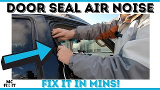 How to Fix Air or Whistling Noise in Your Car Door Seal  FIXED [upl. by Anaid119]