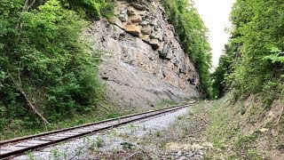 Steepest Railroad Grade In North America Non Cog Railway Not Saluda Grade Madison Railroad [upl. by Sarajane]