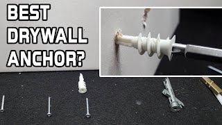 Drywall Anchor Installation Drywall Anchor Test Toggler Snap Toggle EZ Anchor Expansion Anchor [upl. by Nannoc]