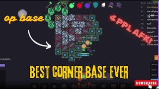 Zombsio but I made the best corner base ever  ∞ waves [upl. by Swinton90]