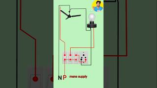 Electrical switch socket wiring shorts shortsfeed shortvideo youtubeshorts [upl. by Olinad]