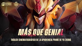 Tráiler Cinematográfico de la Apariencia Prime de la M5 de Yu Zhong  Mobile Legends Bang Bang [upl. by Yelkao]