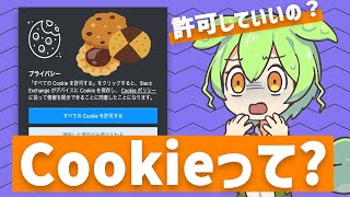 Webサイトでよく見かけるCookieクッキーってなに？  VOICEVOX解説 [upl. by Tigram]