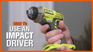 How to Use an Impact Driver  The Home Depot [upl. by Barbette]