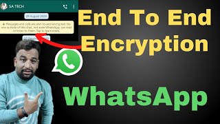 What Is WhatsApp End To End Encryption in HindiHow To Check End To End Encryption Code on WhatsApp [upl. by Francoise714]