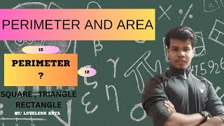 Perimeter and area  How to find perimeter of a shape  Perimeter kaise find kare  for Class 4 to 8 [upl. by Luigi]