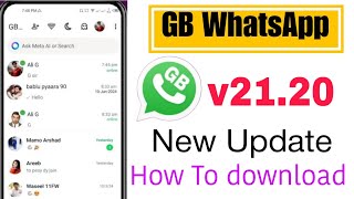 How to Download GB Whatsapp New Version 2025  GB Whatsapp New Version Kaise Download Kare 2025 [upl. by Liatnahs]