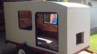 how to build a teardrop camper squaredrop camper episode 5 [upl. by Melony]