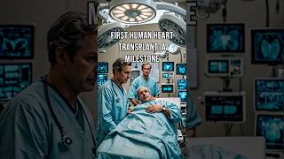 First Human Heart Transplant A Milestone hearttransplant medicalhistory organtransplant [upl. by Ardith]