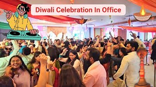 Diwali Celebration In Office  Dance Food Photoshoot Games🕺💃 [upl. by Hallette743]