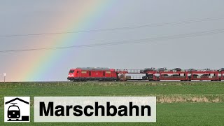 Autoverladung Westerland Hindenburgdamm und eine Fata Morgana [upl. by Nnairahs540]