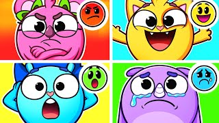 Feelings And Emotions Song 😭😊😠 Funny Kids Songs 😻🐨🐰🦁 And Nursery Rhymes by Baby Zoo [upl. by Julietta746]