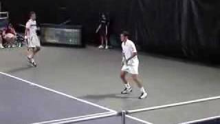 Tim Henman practicing at Legg Mason 2006 [upl. by Nets]