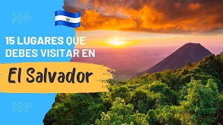 EL SALVADOR 🇸🇻 13 Destinos que DEBES VISITAR ❤️🤞🏻 [upl. by Rheims]