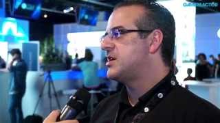 NHL 15  Andy Agostini Gamescom 2014 Interview Adding quota little bit of chaosquot with puck physics [upl. by Suedaht]