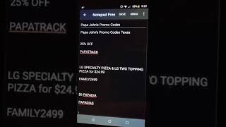 Papa Johns Promo Codes [upl. by Novello]