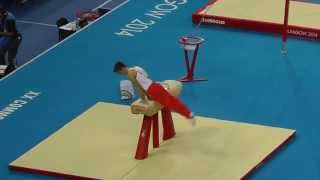 Max Whitlock ENG  Pommel Horse  2014 Commonwealth Games Finals [upl. by Rayford]