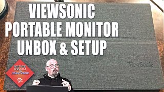 Viewsonic VG1655 Portable Monitor Unbox [upl. by Hasile]