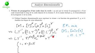 Méthodes scientifiques  exercice danalyse dimensionnelle [upl. by Nwatna]