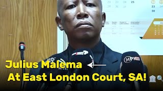 Malema at East London Court in SA 🏛️🔍 [upl. by Joyce491]