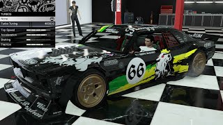 GTA 5  Past DLC Vehicle Customization  Declasse Drift Tampa Hoonicorn Mustang Ken Block Tribute [upl. by Nashbar]