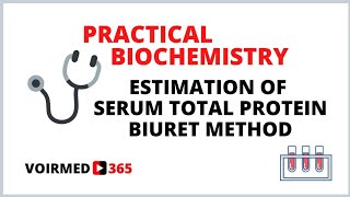 09 ESTIMATION OF SERUM TOTAL PROTEIN  BIURET METHOD  BIOCHEMISTRY PRACTICAL [upl. by Kronick]