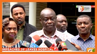 Gachagua President Ruto’s men were calling herehospital asking whether I’m dead or I will recover [upl. by Nnylrats4]