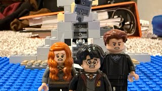 Lego harry potter vs tom riddle and the basilisklegostopmotion legoharrypotter legoharrypotter [upl. by Arraes]