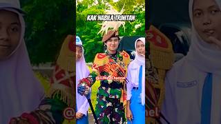 Kak Nabila Cantik Bersama drumband cankalokananta [upl. by Aivata557]